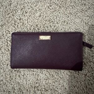 Maroon/Purple Kate Spade Wallet